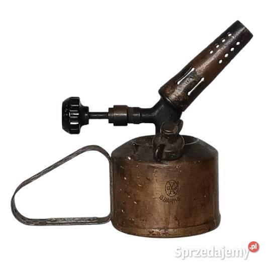 Zabytkowa Mosiężna Lampa Lutownicza G Barthel Rzeszów sprzedam