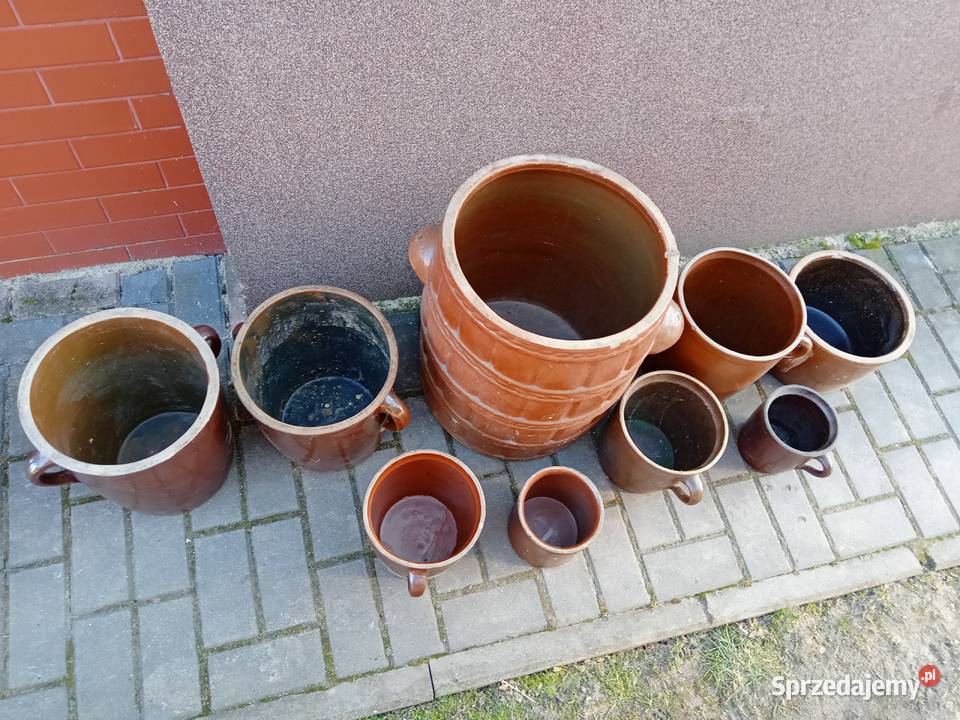Naczynia gliniane Wilczyna sprzedam