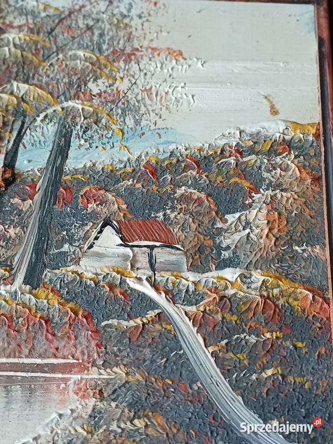 vintage obrazki malowane ręcznie Malarstwo Nowy Targ sprzedam