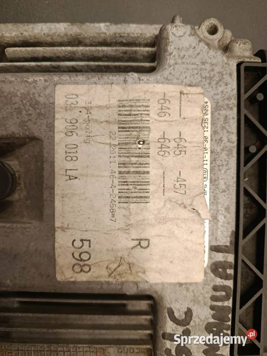 Sterownik silnika ECU Bosch EDC17C46 03L906018LA osobowe Parczew sprzedam