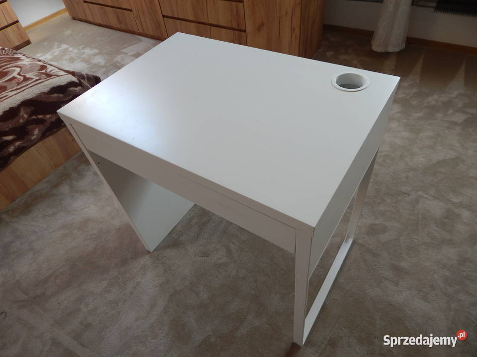 IKEA białe biurko z serii MICKE o szerokości 73 Kraków