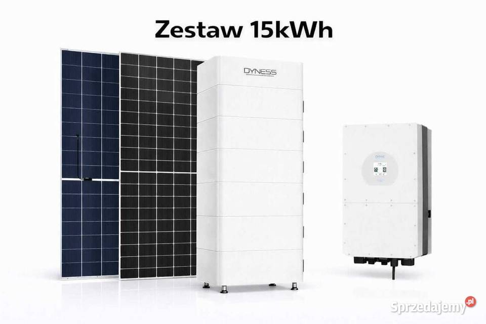 Zestaw budżetowy 15kWh HV panele inwerter 3 fazy