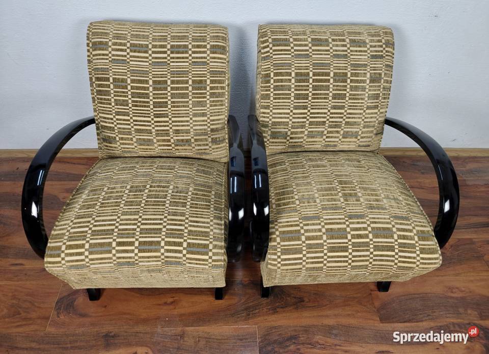 Stylowy fotel Halabala z lat 30 renowacji Dom i Ogród Warszawa