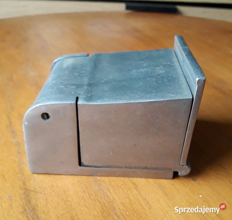 Stara duża popielniczka kolejowa wagonowa PKP Gdynia