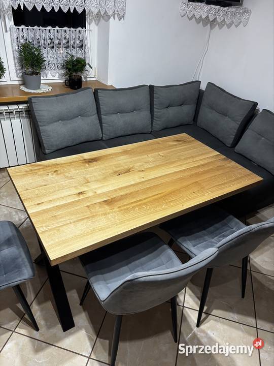 Dębowy stół loft rozkładany z dostawką Stoły Myślenice