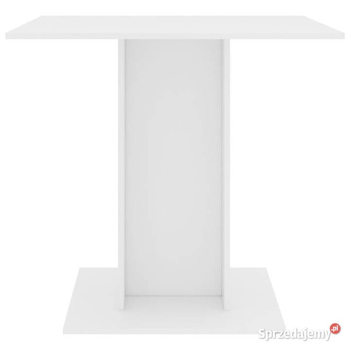 Stół jadalniany biały 80x80x75 materiał Warszawa