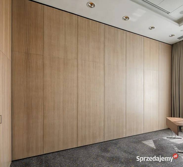 Ściana mobilna 110 manualna całość 55m 8 paneli Opole