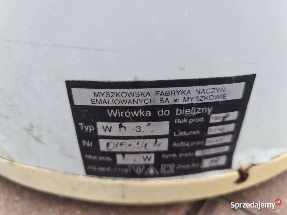 Pralka Frania wirowka wolnostojące Częstochowa