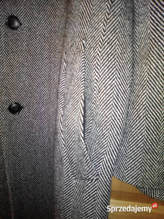 Nowy płaszcz męski premium 100 wełny