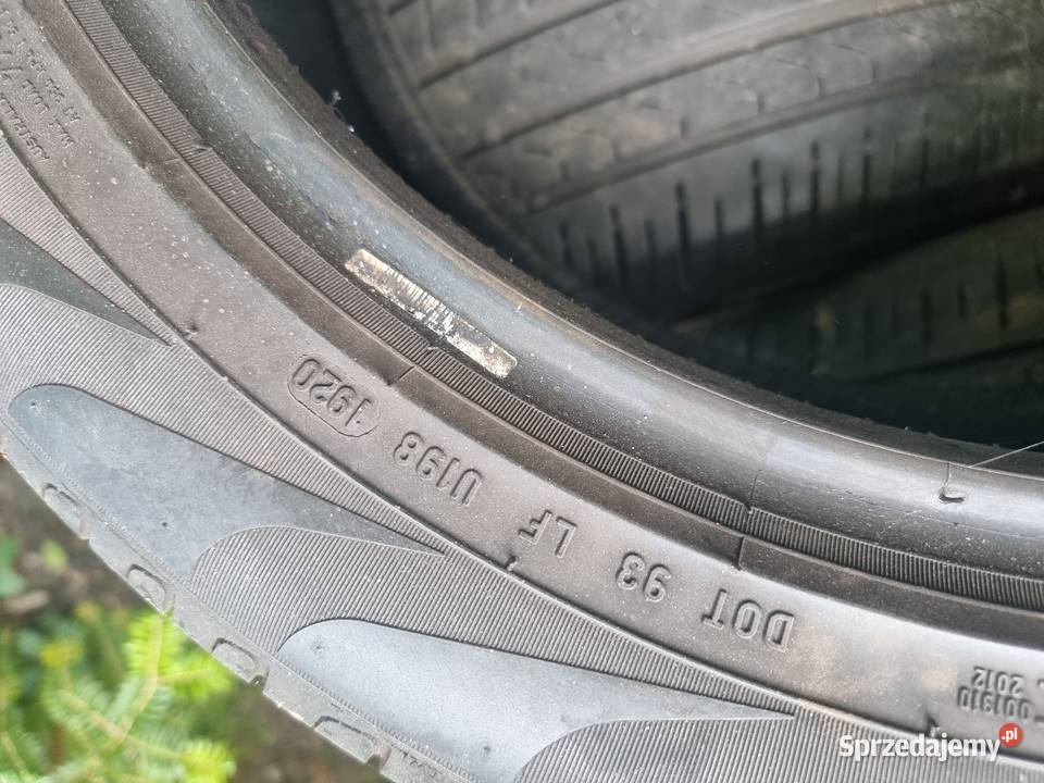 Trzy opony letnie 23550r19 Pirelli 2020 Gliwice sprzedam