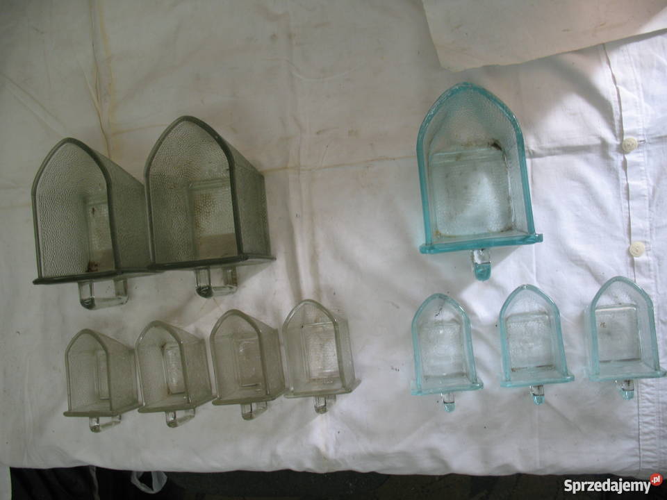 szklane szufladki na przyprawy stary kredens