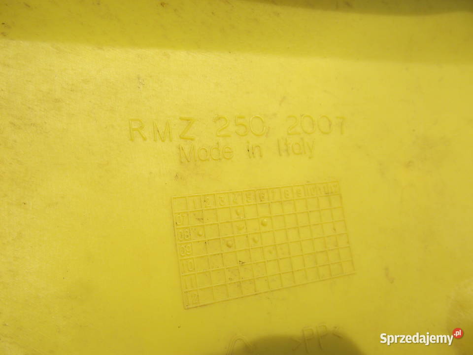 Plastiki osłony chłodnic suzuki rmz 250 komplet Kompletne układy Racibórz
