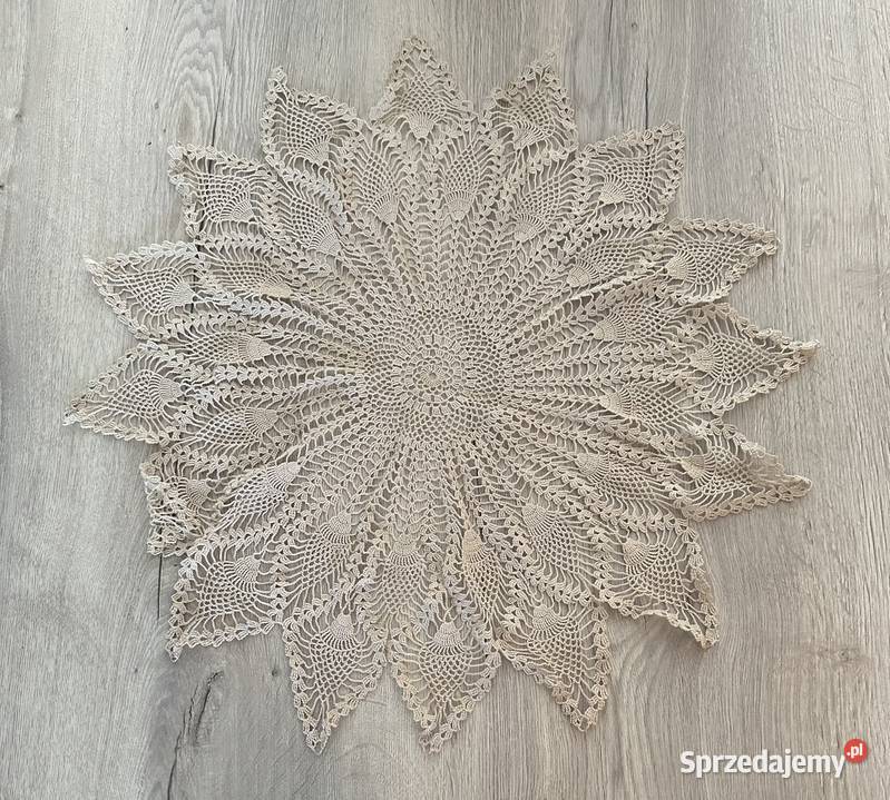 Serweta szydełko okrągłe cacko śr76 Łódź sprzedam