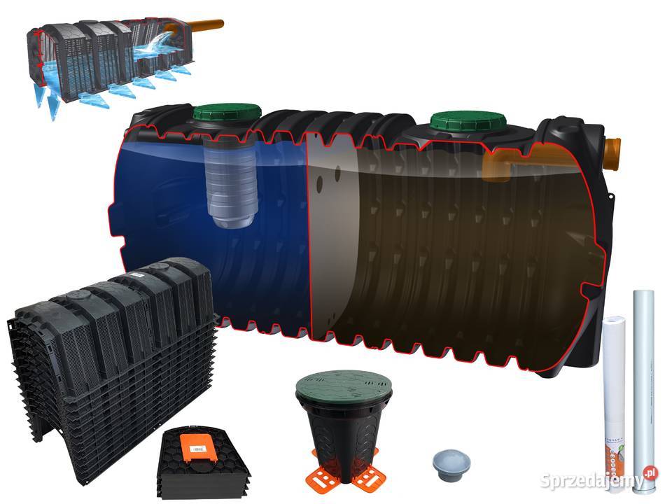 Przydomowa oczyszczalnia ścieków 4000l Góra Puławska