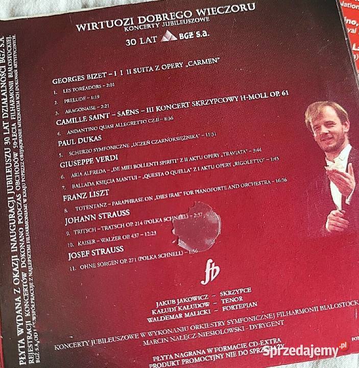 Johann Strauss Giuseppe Verdi Franz Liszt dwie Chełmno