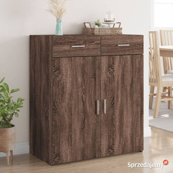 Szafka brązowy dąb 80x425x93 materiał Warszawa