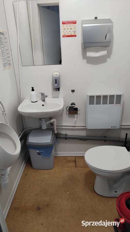 Kontener biurowy 6x18 szary kuchnia toaleta małopolskie Kraków