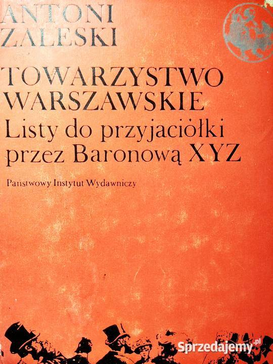 Zaleski Towarzystwo Warszawskie książki Warszawa