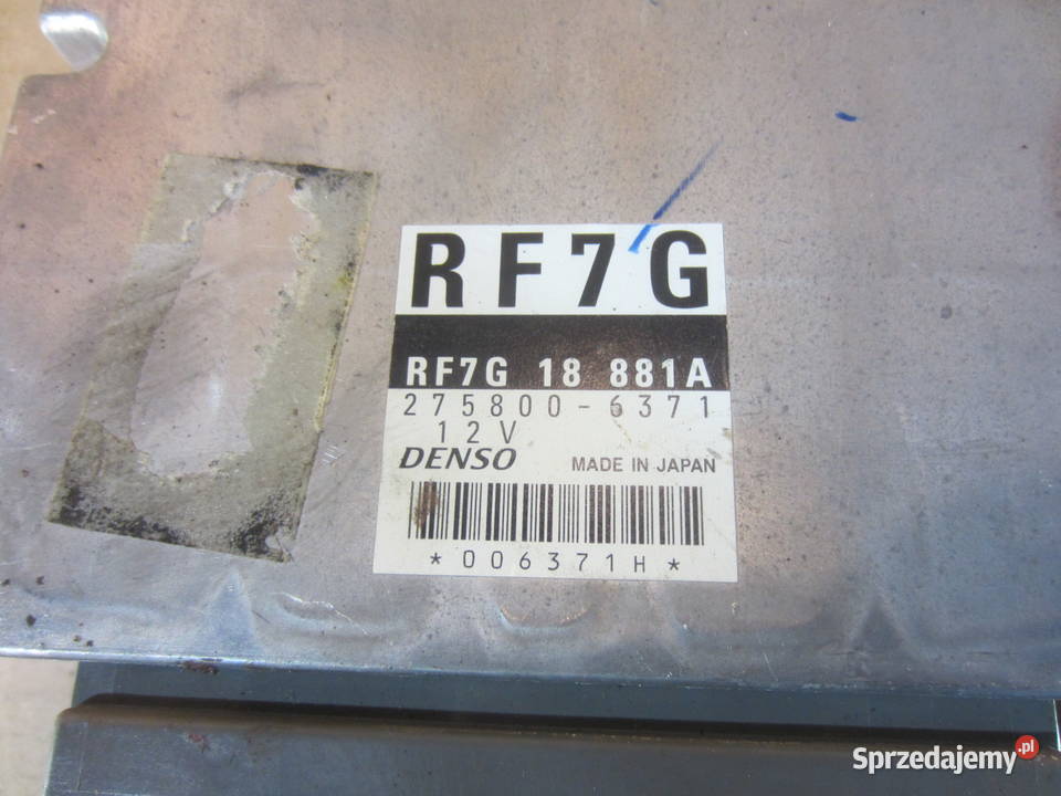 komputer sterownik silnika rf7g mazda 6 gg gy układ elektryczny silnika Części samochodowe Szczecin