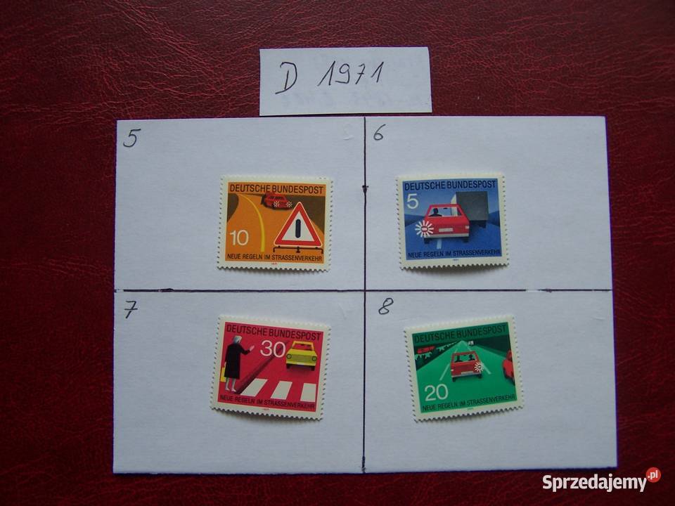 Niemcy 1971 MNH Znaczki z roczników WYBIERAJ Tychy