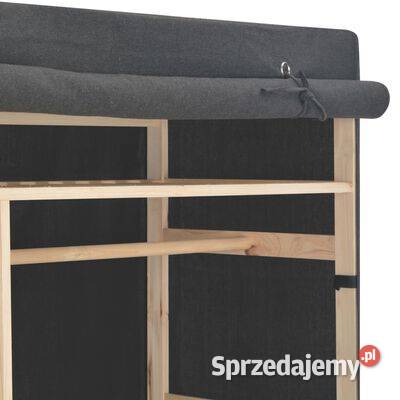 vidaXL Szafa na ubrania szara 110 x 40 x 170 Warszawa