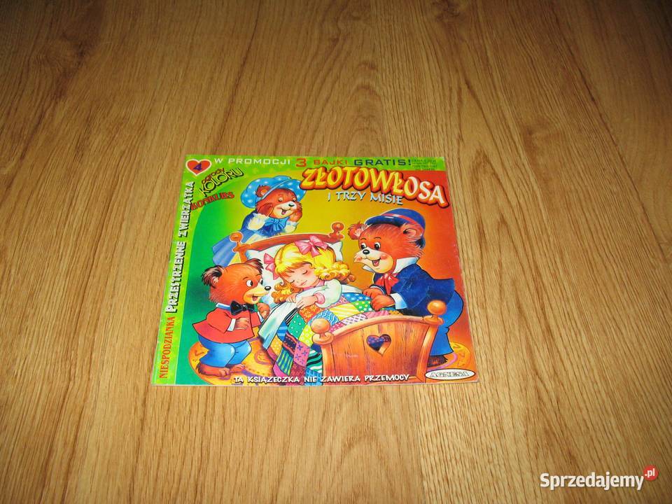Złotowłosa i trzy misie KSIĄŻECZA Chorzów sprzedam