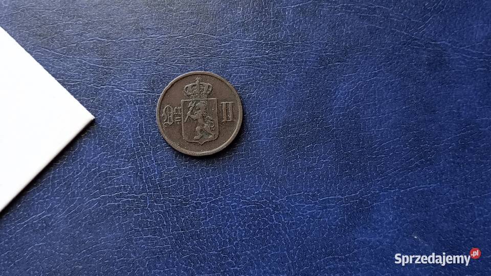 Stare monety 2 ore 1893 Norwegia Lesko
