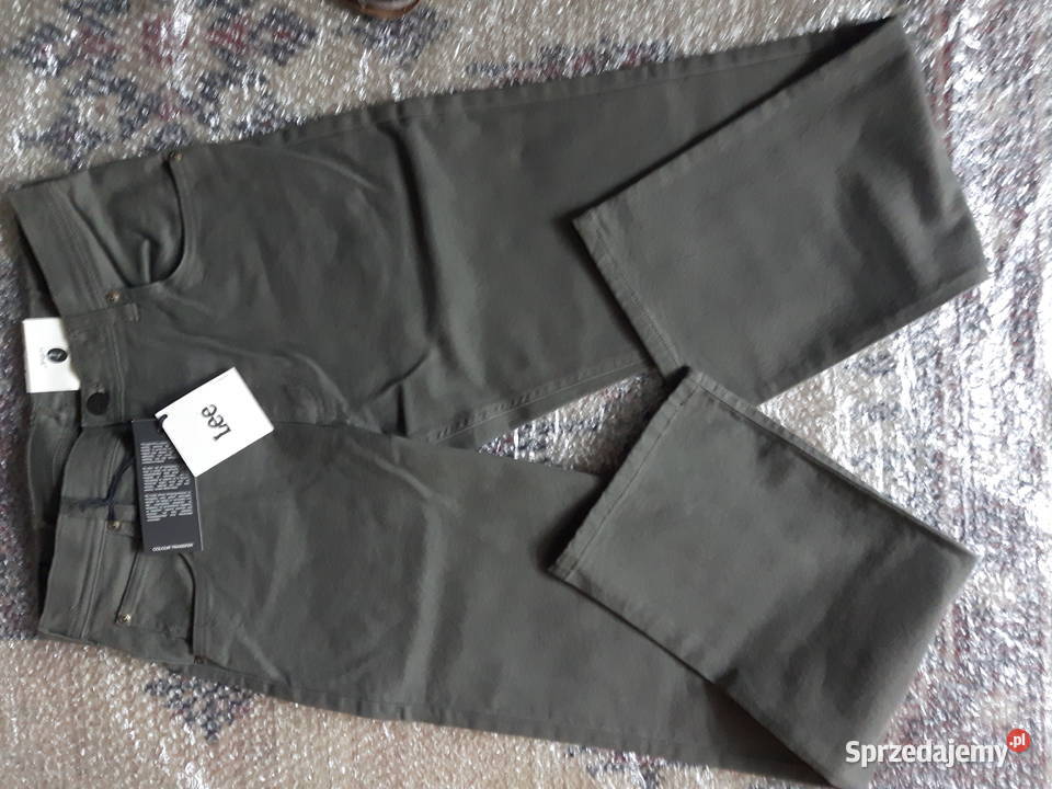 Spodnie Lee Brooklyn W31L32 Nowe kolor khaki sprzedam