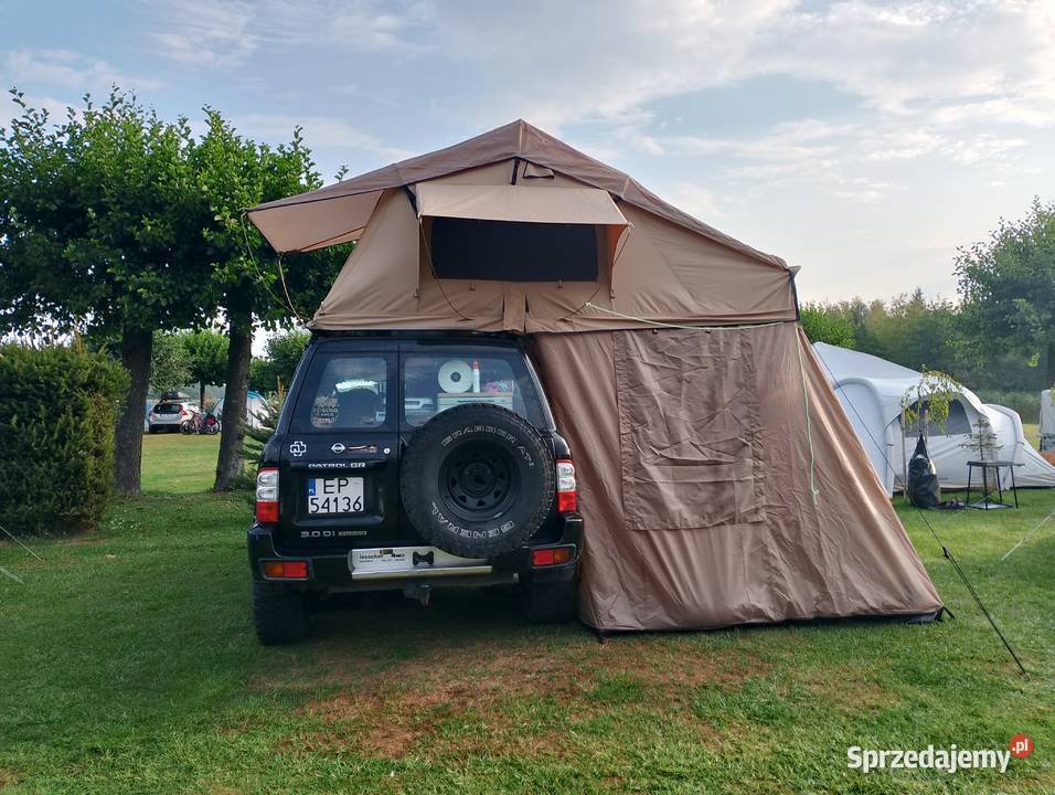 Nissan Patrol GR Y61 zabudowa namiot manualna