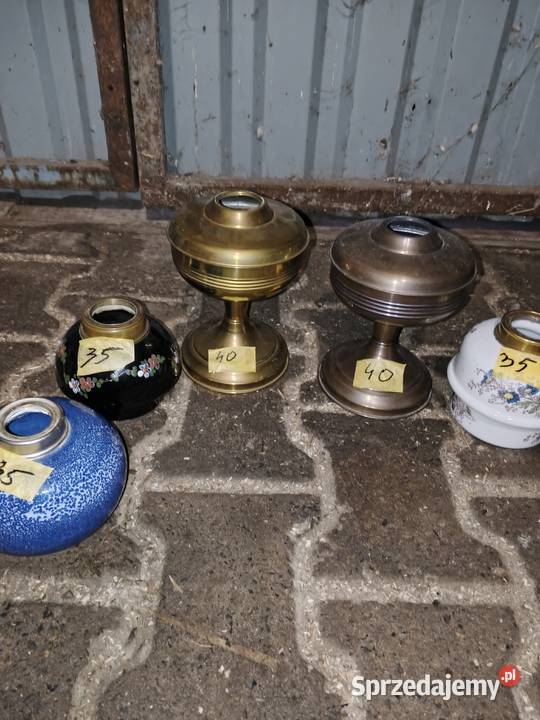 lampy naftowe porcelana świętokrzyskie Fałków