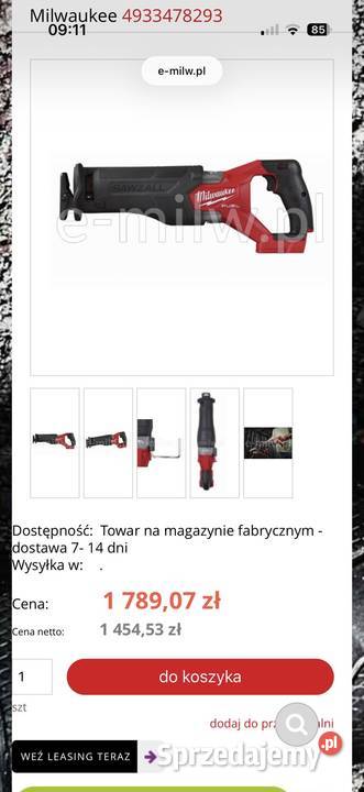 Piła szablasta Milwaukee M18 wyrzynarka lisi Zamość