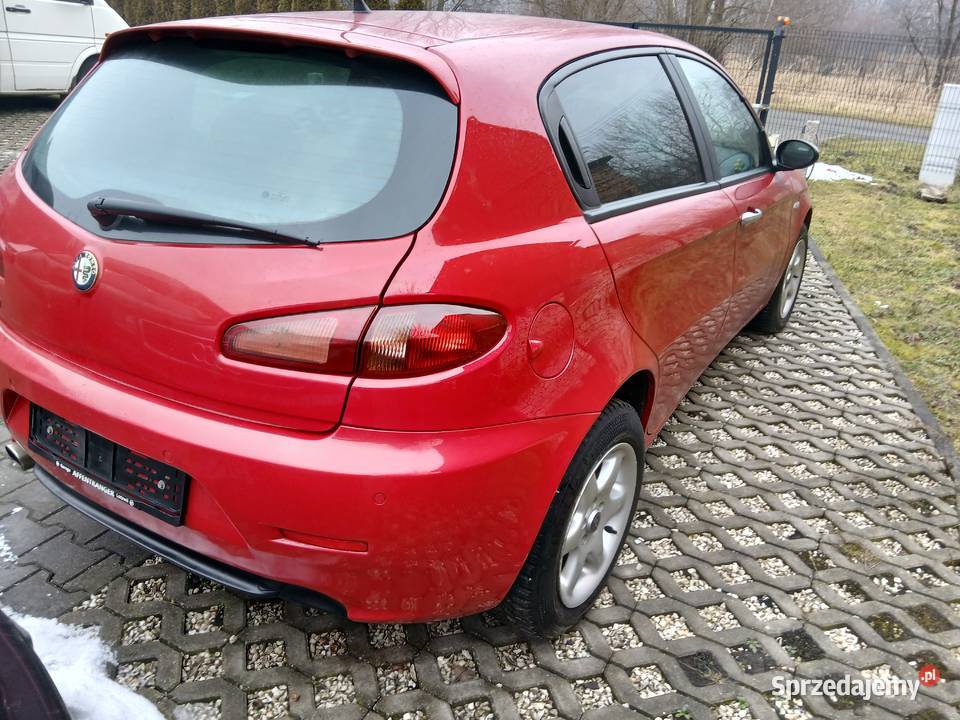 Drzwi Alfa Romeo 147 5D Prawy tył Rosso Alfa Szczerbice
