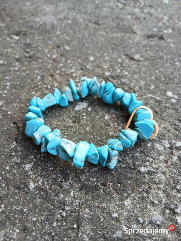 Bransoletka damska Howlit bruzdy z konturem Kielce