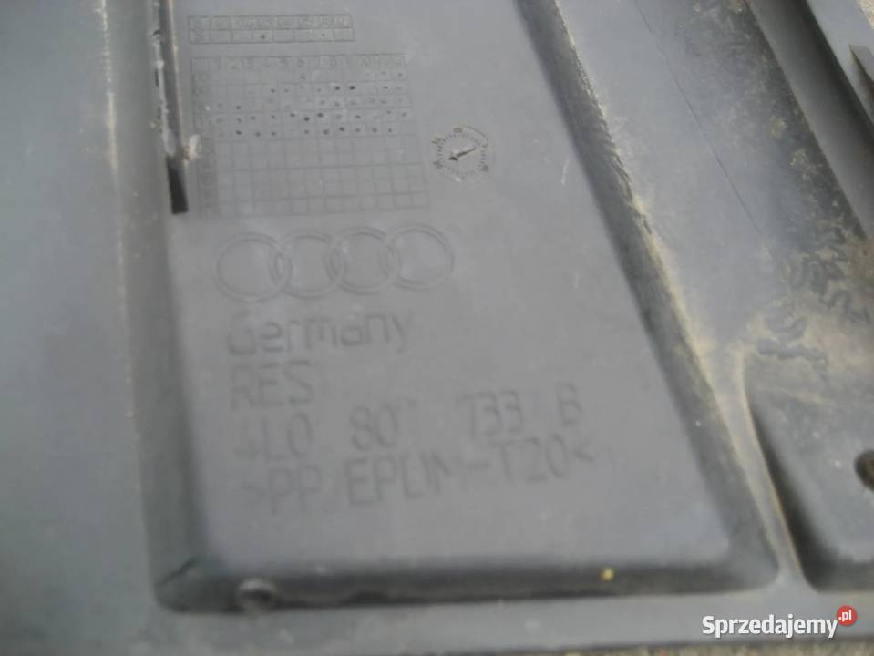 audi q7 lift 1015r osłona spoiler pod zderzak Atrapy wielkopolskie Rakoniewice