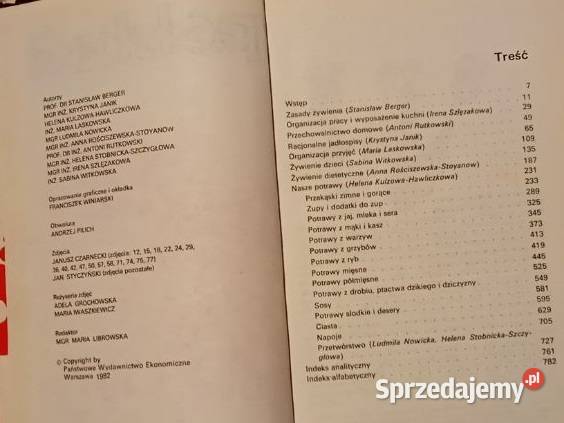 Kuchnia polska 1982Berger kuchnia potrawy Łódź