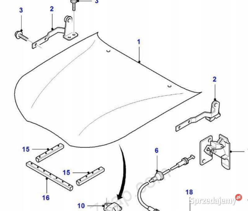 MASKA FORD MONDEO 9600 ORYGINAŁ 1026011 lubelskie