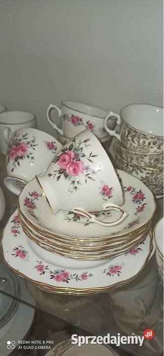 filiżanka z talerzykiem deserowym Royal Vale