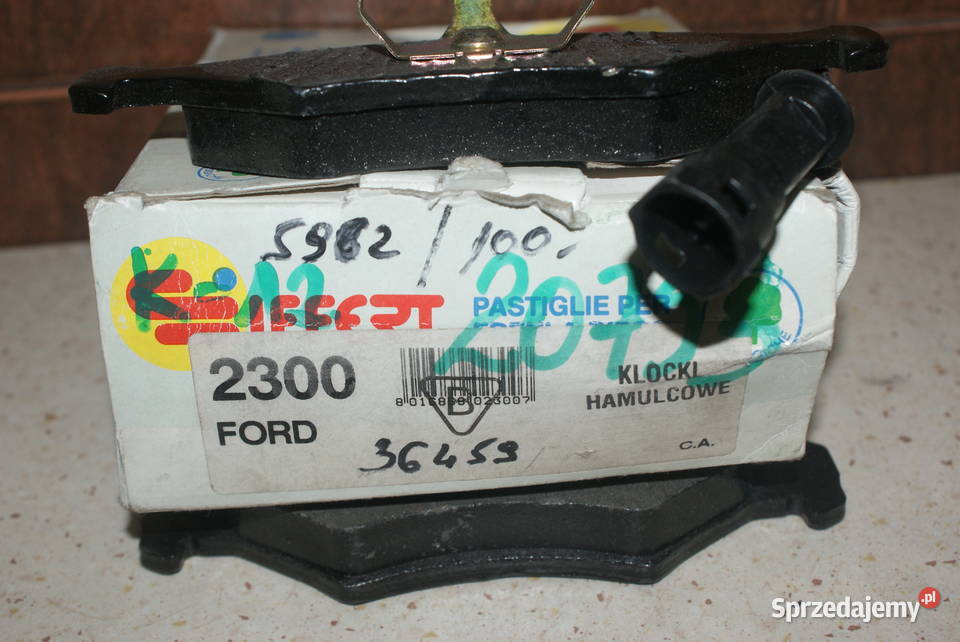 36459 ABS KLOCKI HAMULC FORD ESCORT 8090 Z CZUJ Pozostałe Białobrzegi