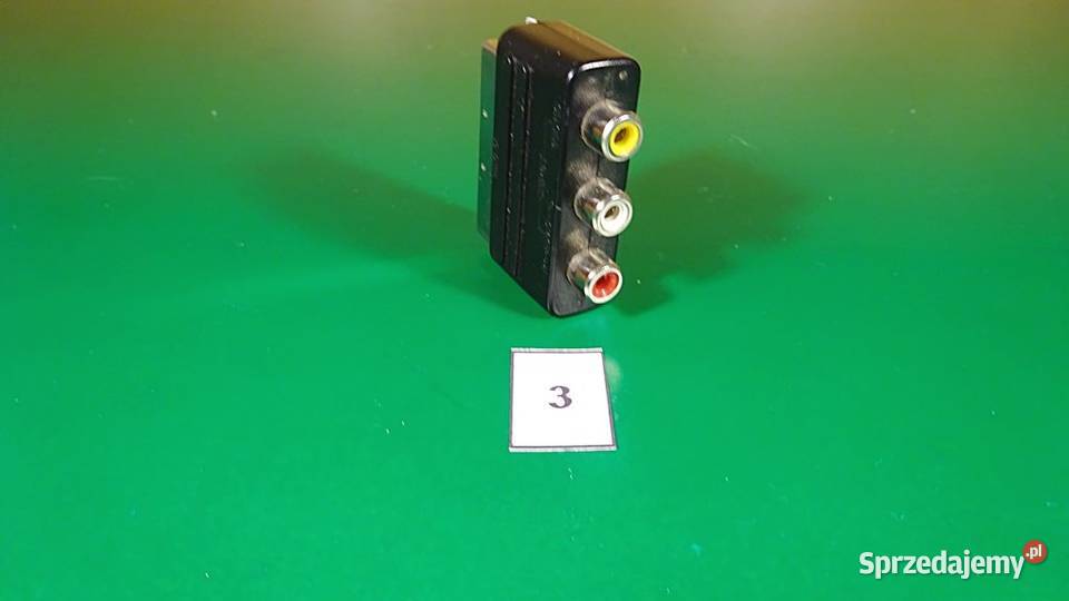 PRZEJŚCIE 3xCINCH EURO 20pin Video2xAudio sprzedam