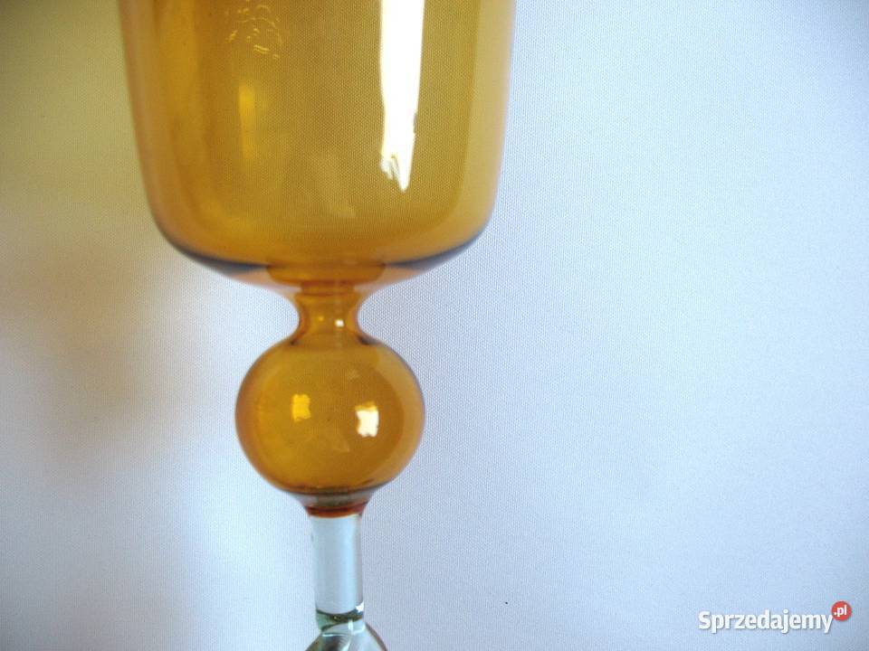 Wazon szkło w kolorze miodowym 255 x 97 Siedlce