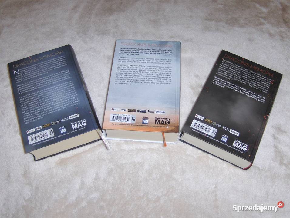 Anthony Ryan Draconis Memoria Kpl 3 tomów Łódź