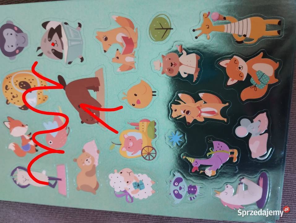 Naklejki numery zwierzeta Siemiatycze