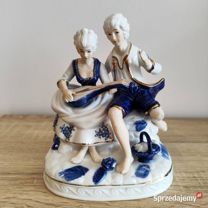 Porcelanowa figurka para muzykantów małopolskie Wola Łużańska sprzedam