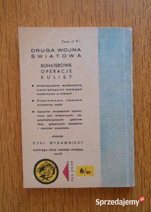 Żółty Tygrys Pólnocna forteca 680 historyczne Parczew