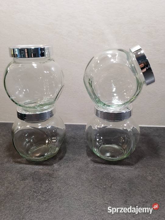 Słoiczki szklane na przyprawy z metalową mazowieckie Warszawa
