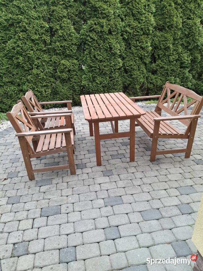Drewniane meble ogrodowe kujawsko-pomorskie