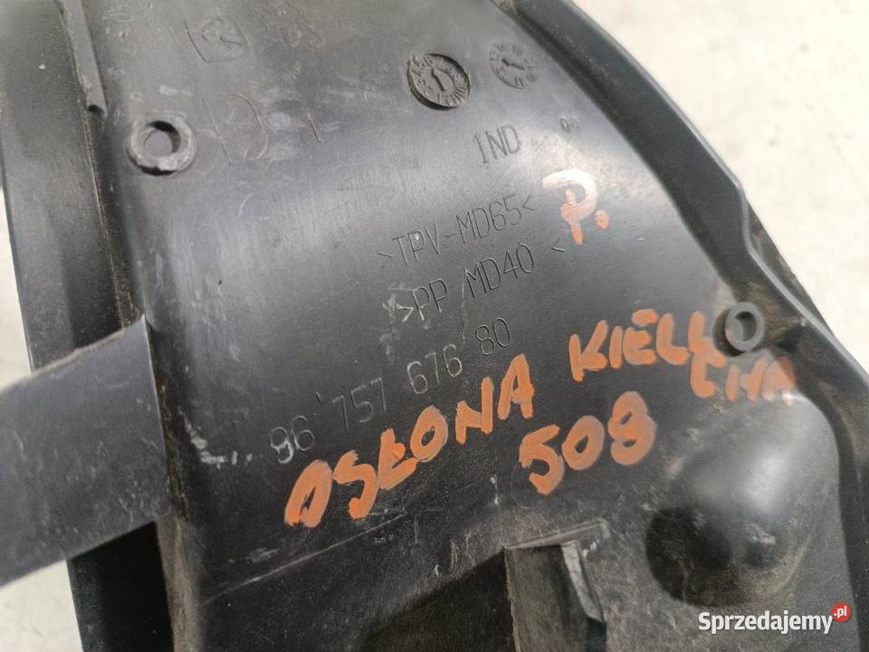 OSŁONA PODSZYBIA PRAWA PEUGEOT 508 9675767680 osobowe