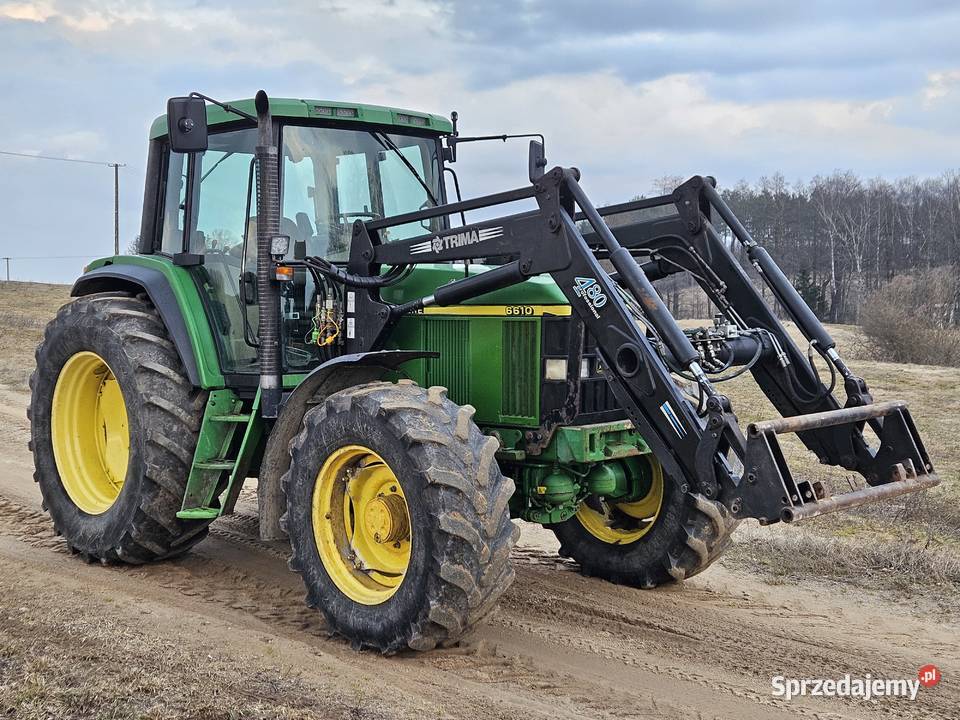 John Deere 6610 ładowacz Trima 480 TLS PowerQuad Radio John Deere Puńsk
