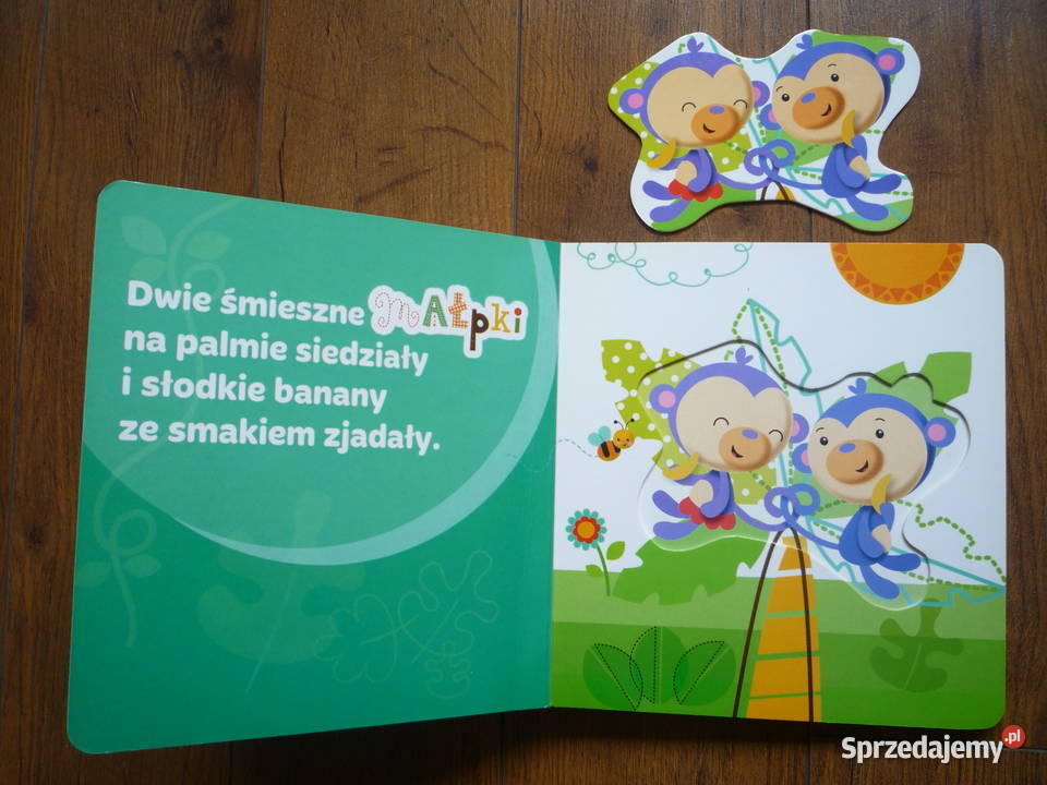 Książeczka z wyjmowanymi zwierzątkami Kim jesteś Edukacyjne Szczecin sprzedam