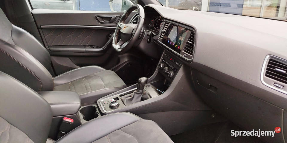Cupra Ateca VZ 20 300 4x4 DSG hak biała perła czujnik parkowania Dąbrowa Górnicza